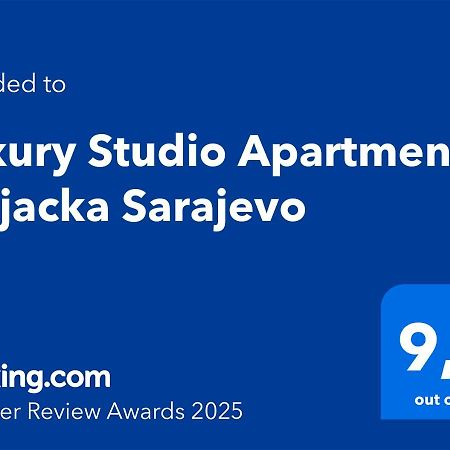 Luxury Studio Apartment Miljacka SJJ Exterior foto